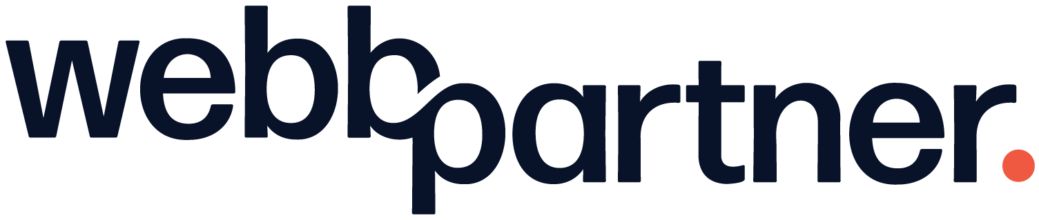 WP – mörkblå med orange punkt